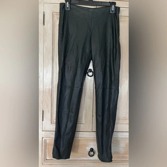 FREE PEOPLE VEGAN LEATHER SKINNY
PANTS,-Sz. 4 - Picture 4 of 5